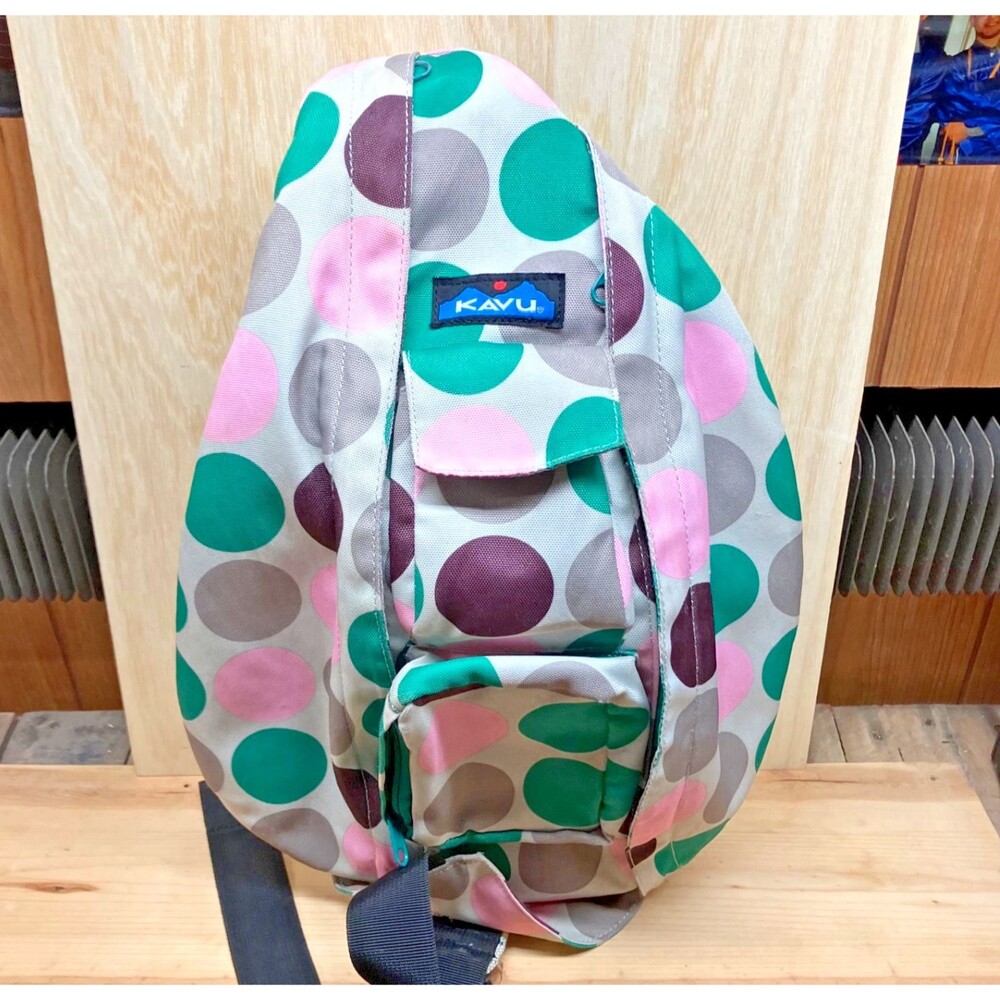 KAVU Rope Sling Crossbody Backpack Got Dots Hiking Bag Adjustable